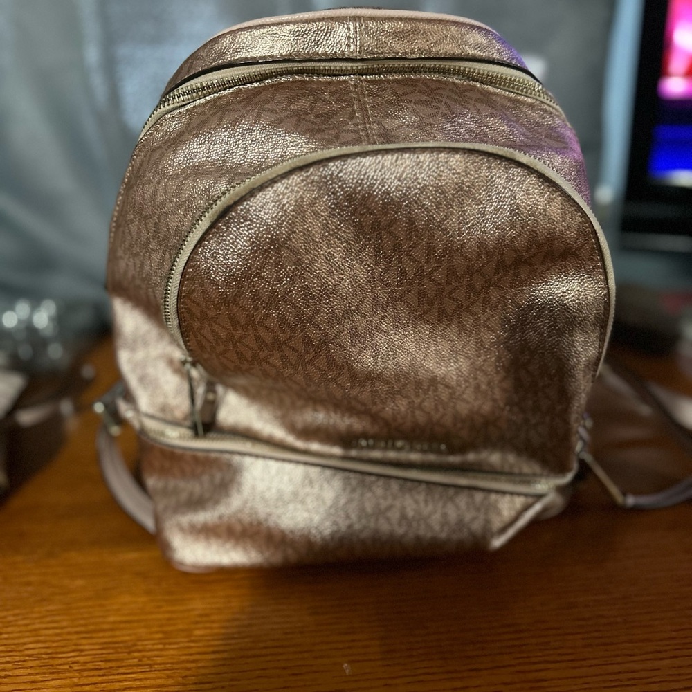 Rose gold, Michael Kors backpack